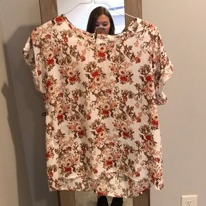 Floral print top